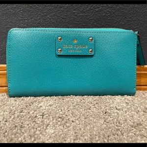 Kate Spade Neda Wellesley Turquoise Wallet